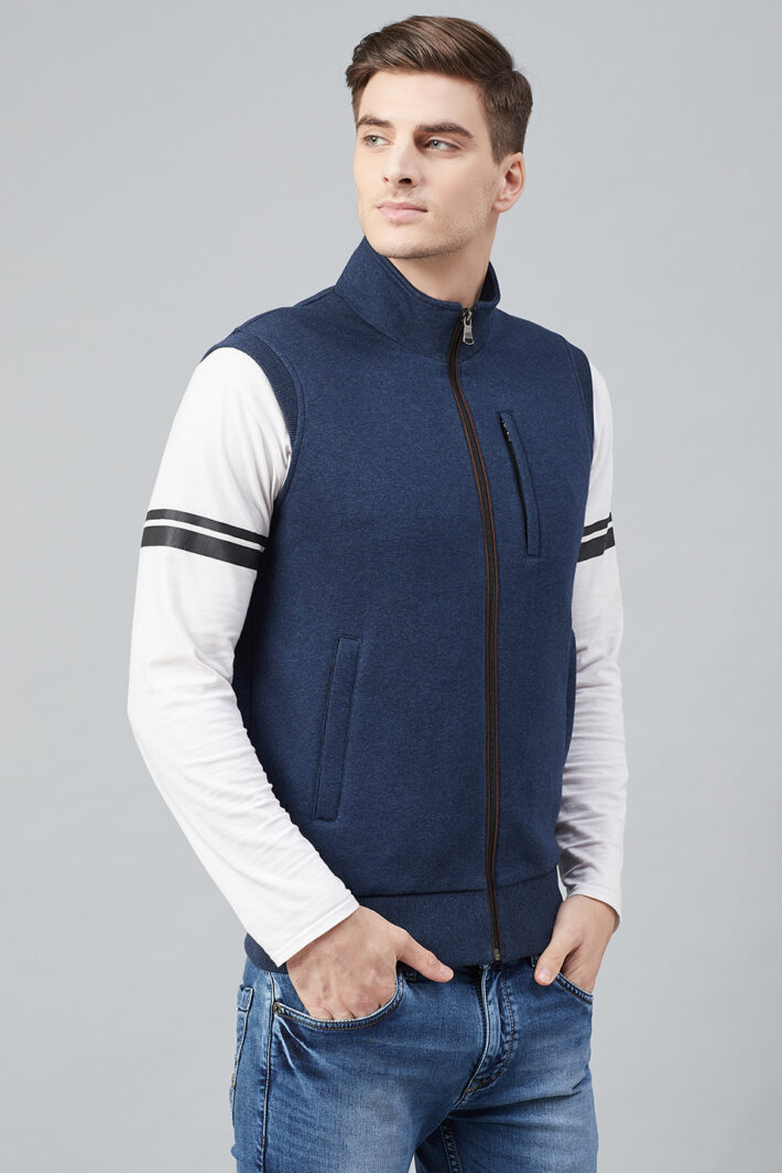 Fahrenheit Zip Up Fleece Sleeveless Jacket