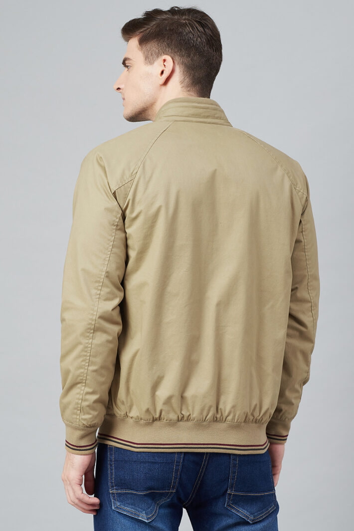 Fahrenheit Solid Cotton Jacket Beige