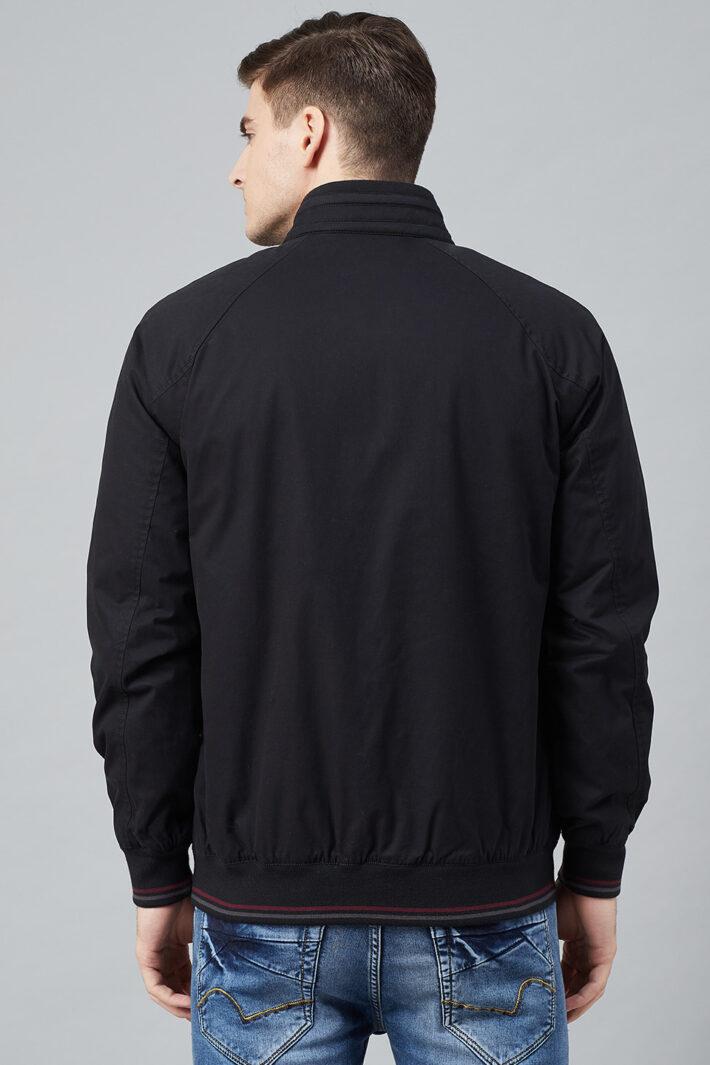 Fahrenheit Solid Cotton Jacket Black