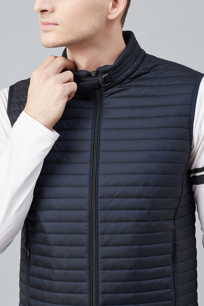 Fahrenheit Quilted Zip-Front Sleeveless Jacket