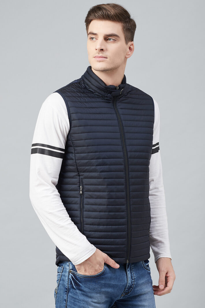 Fahrenheit Quilted Zip-Front Sleeveless Jacket