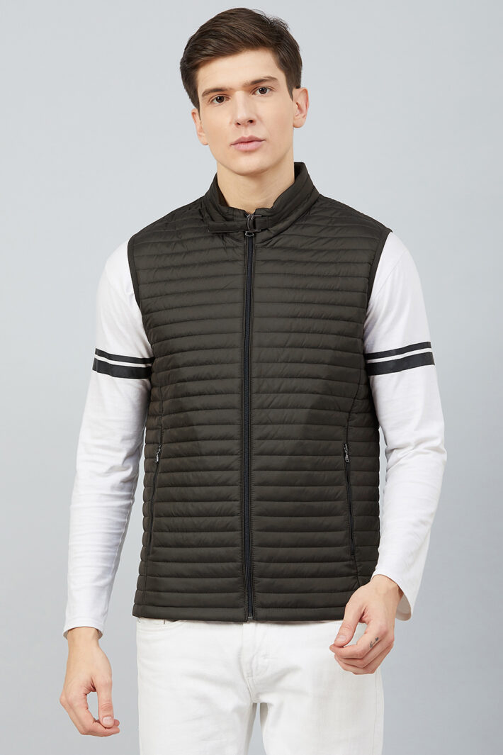 Fahrenheit Quilted Zip-Front Sleeveless Jacket