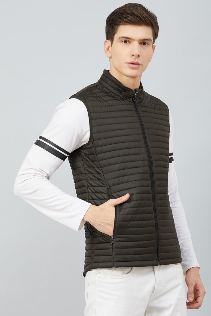 Fahrenheit Quilted Zip-Front Sleeveless Jacket