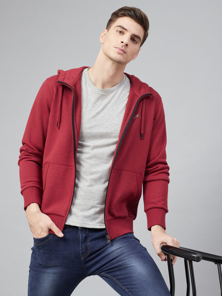 Fahrenheit Hooded Fleece Sweatshirt Red