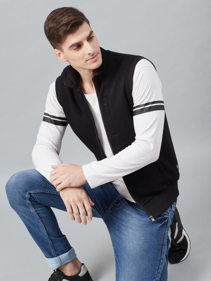 Fahrenheit Zip Up Fleece Sleeveless Jacket