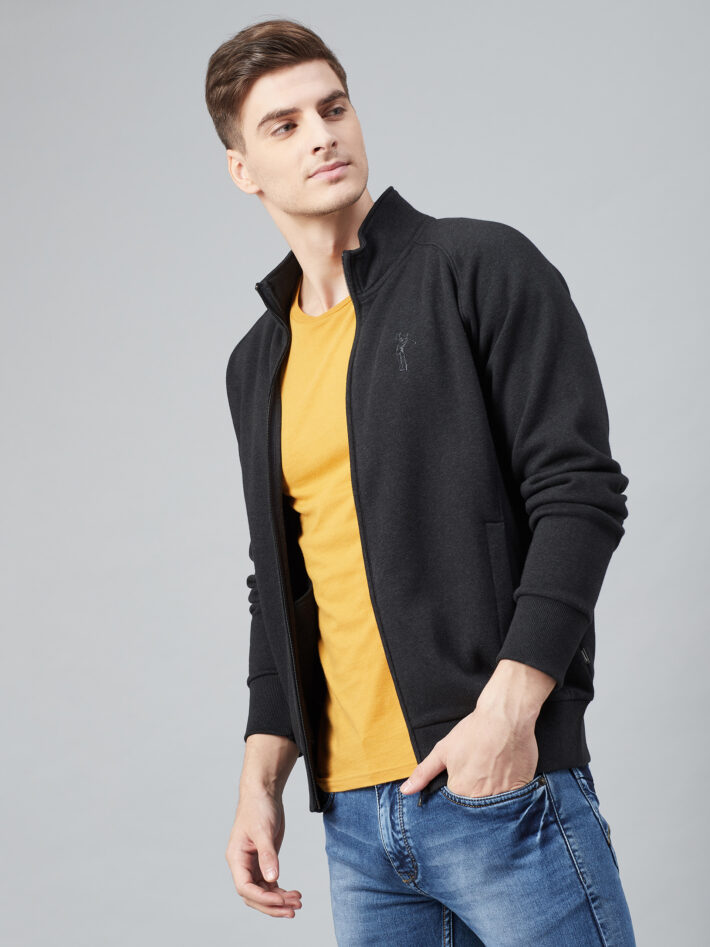 Fahrenheit Stand Up Collar Zip Sweatshirt