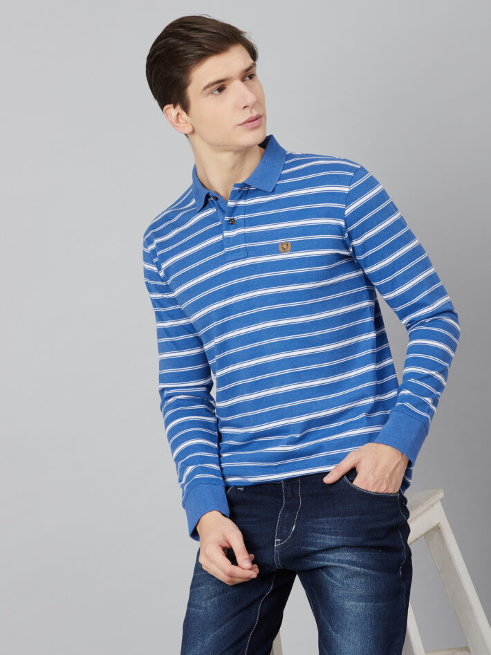 Fahrenheit Feeder Stripe Polo Shirt