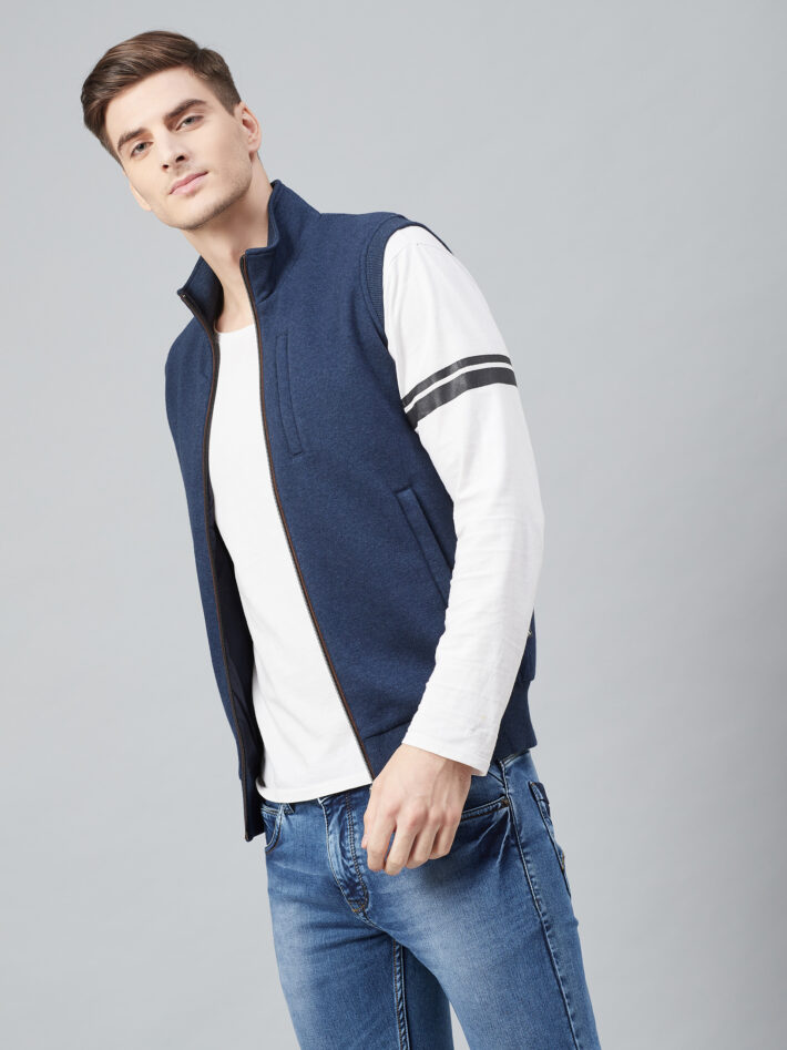 Fahrenheit Zip Up Fleece Sleeveless Jacket