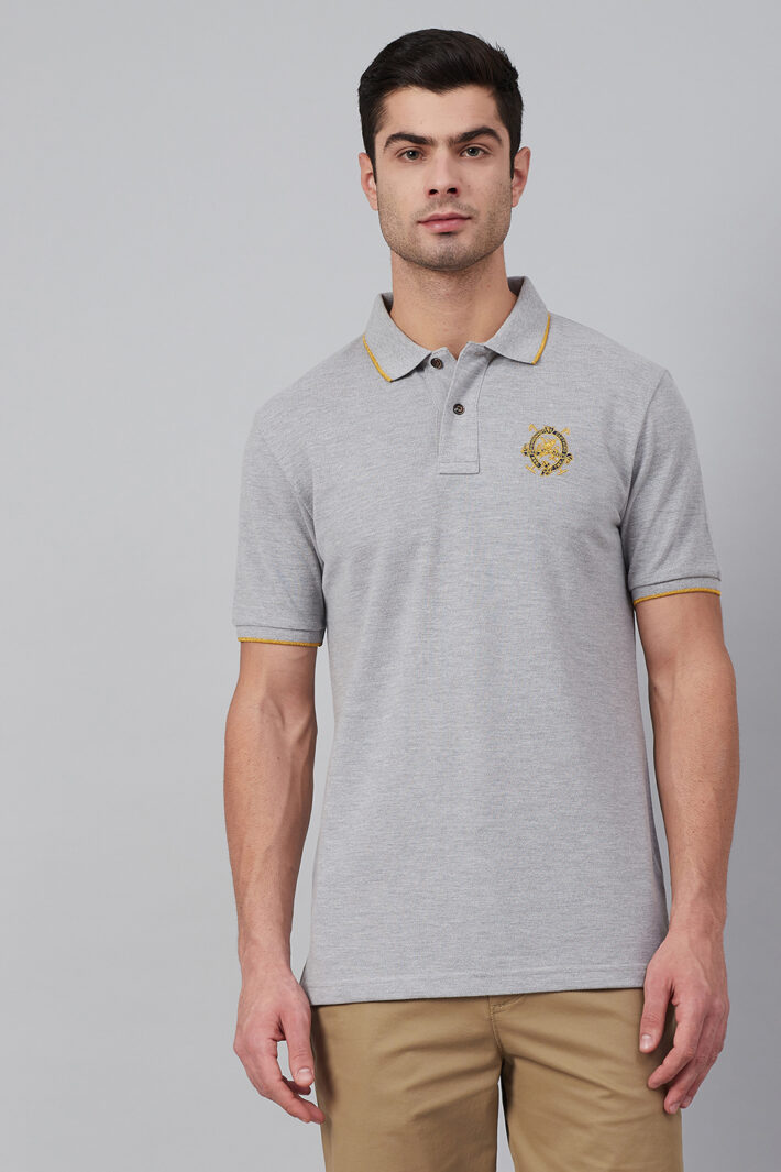 Solid Polo With Tipped Collar – Fahrenheit