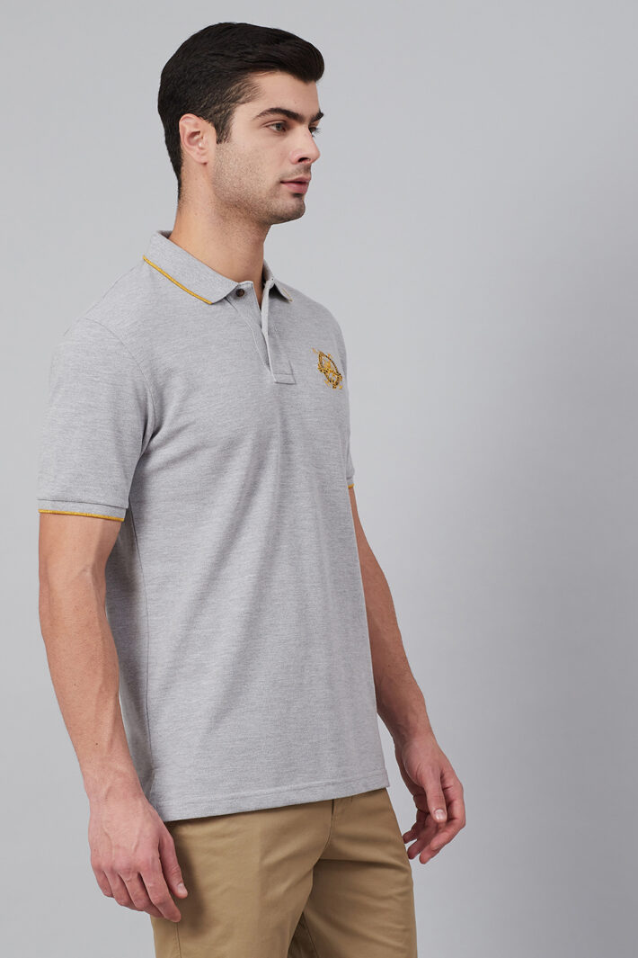 Solid Polo With Tipped Collar – Fahrenheit