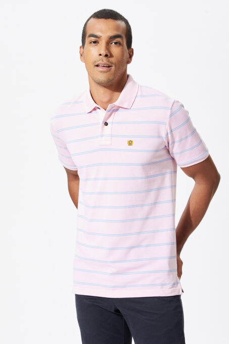 [25SS/人気]SATUR★W's Stripe Pique Polo T-Shirt★ポロTシャツ Stripe Pique Polo – Fahrenheit