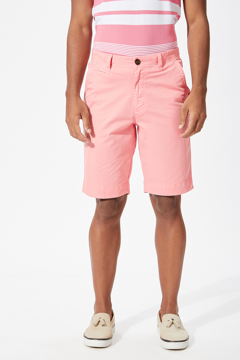 Solid Straight Fit Shorts – Fahrenheit