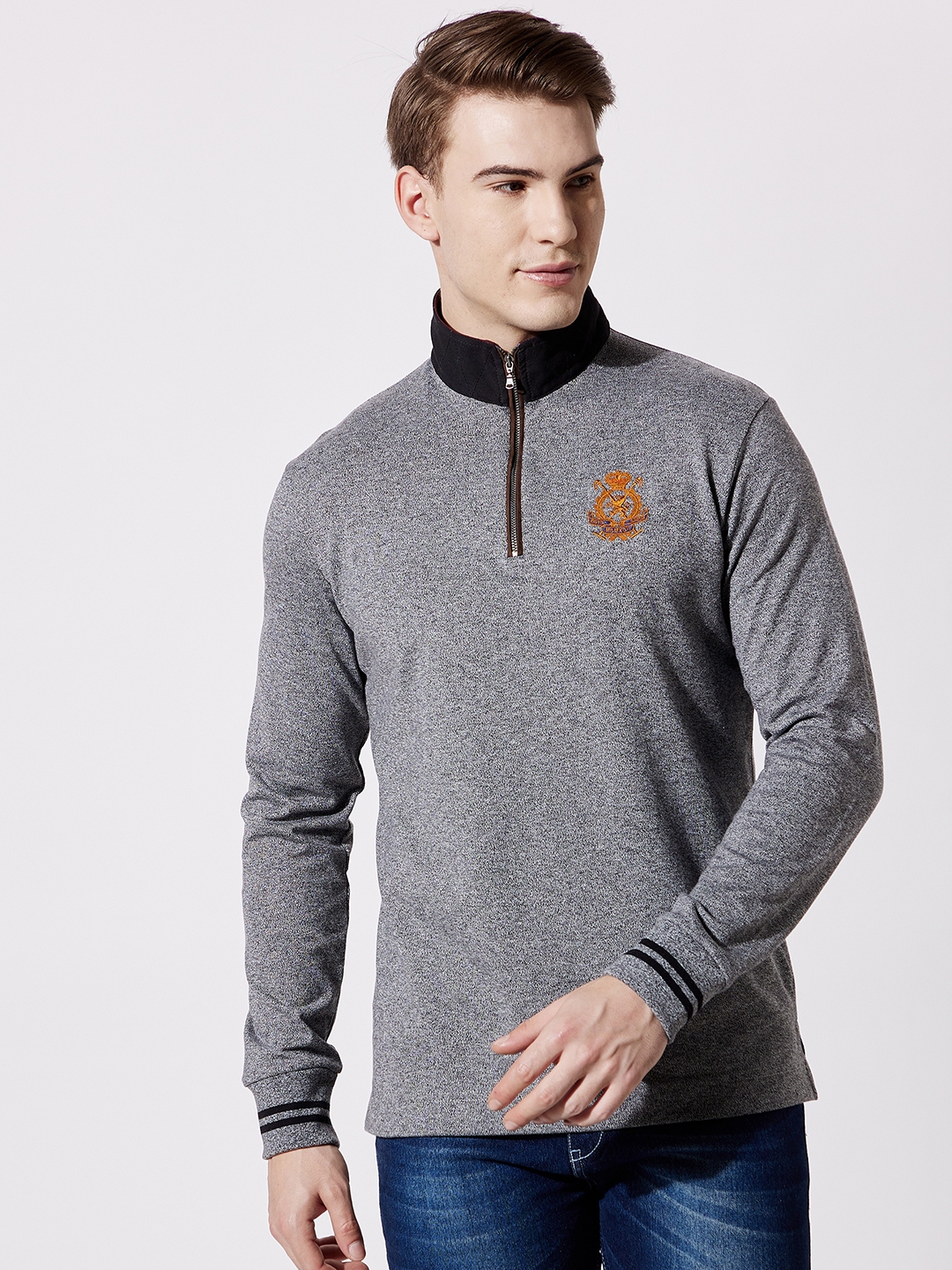 Half-Zip Solid Rugby Polo – Fahrenheit
