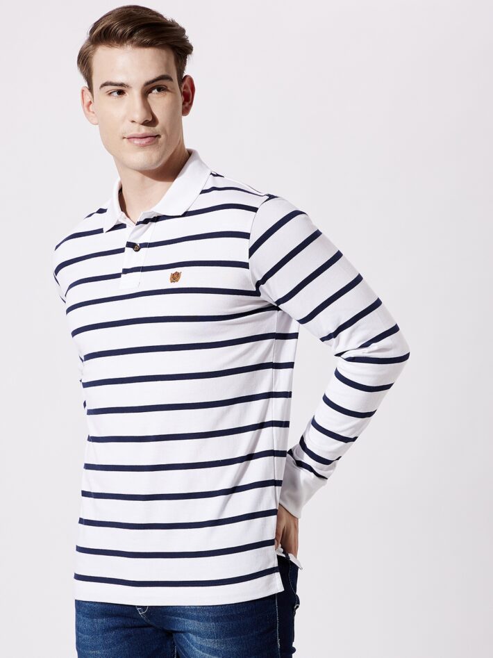 Stripe Jersey Polo – Fahrenheit