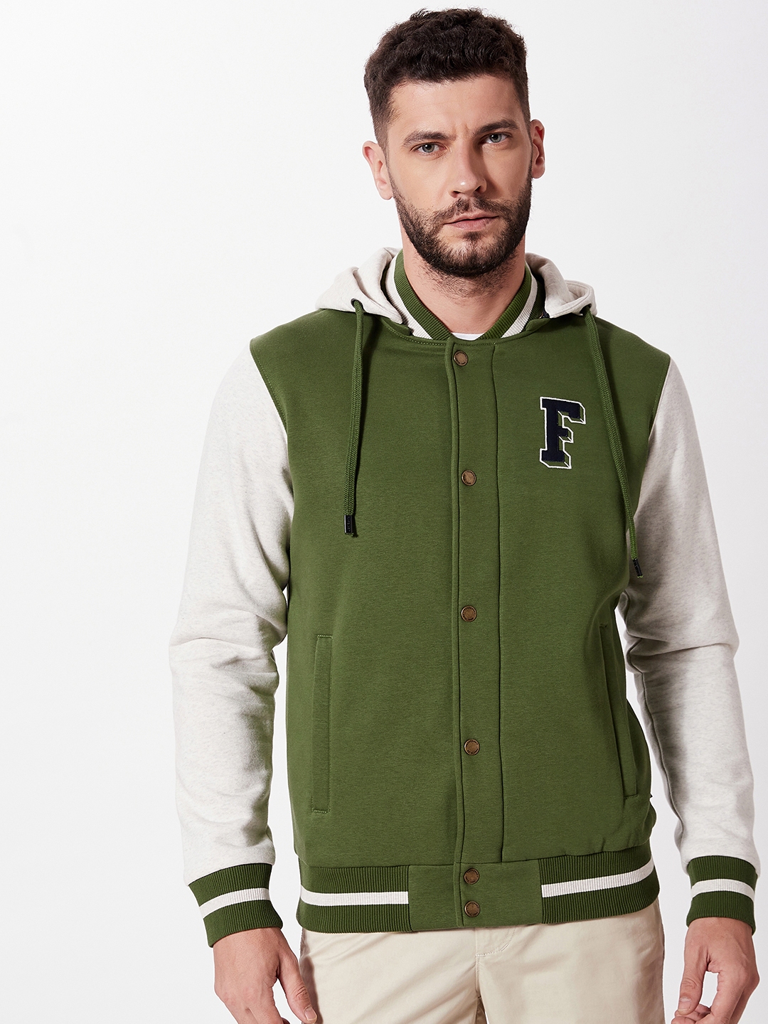 Varsity Hooded Sweat Jacket – Fahrenheit