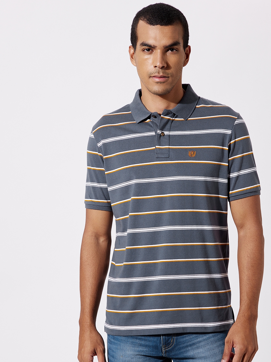 Jersey Stripe Polo Fahrenheit