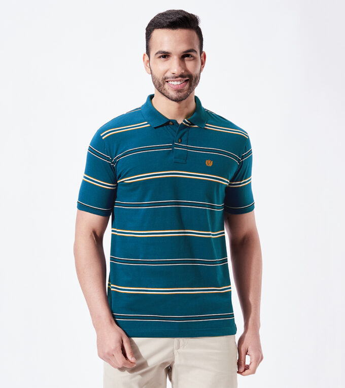 Stripe Jersey Polo - XL