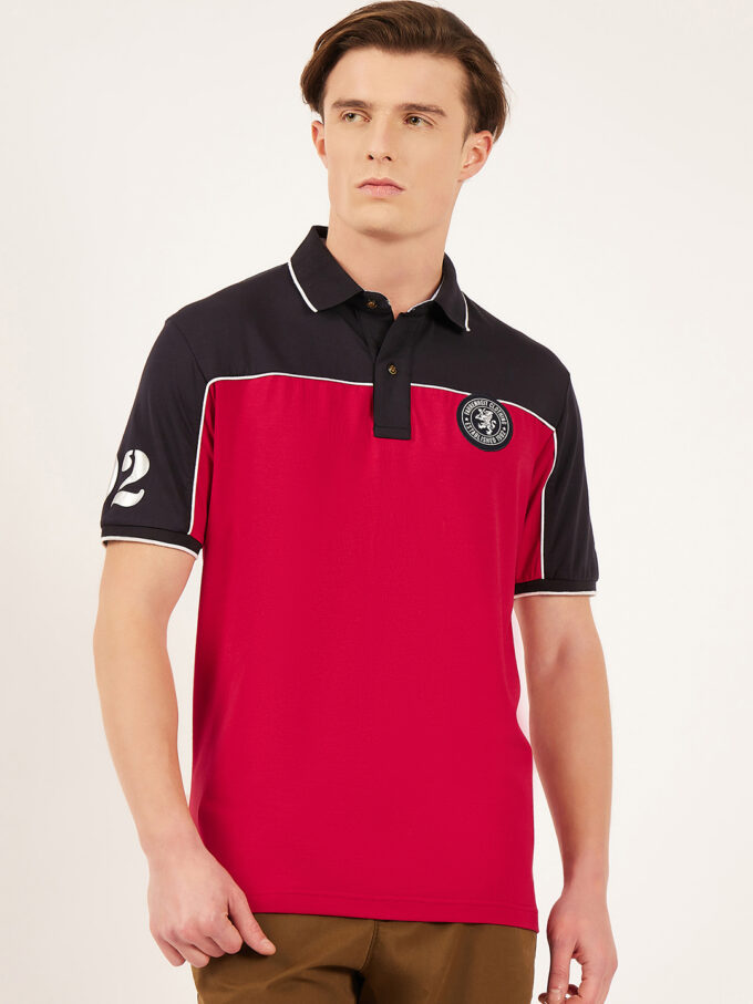 Lycra Color-Blocked polo - 2XL