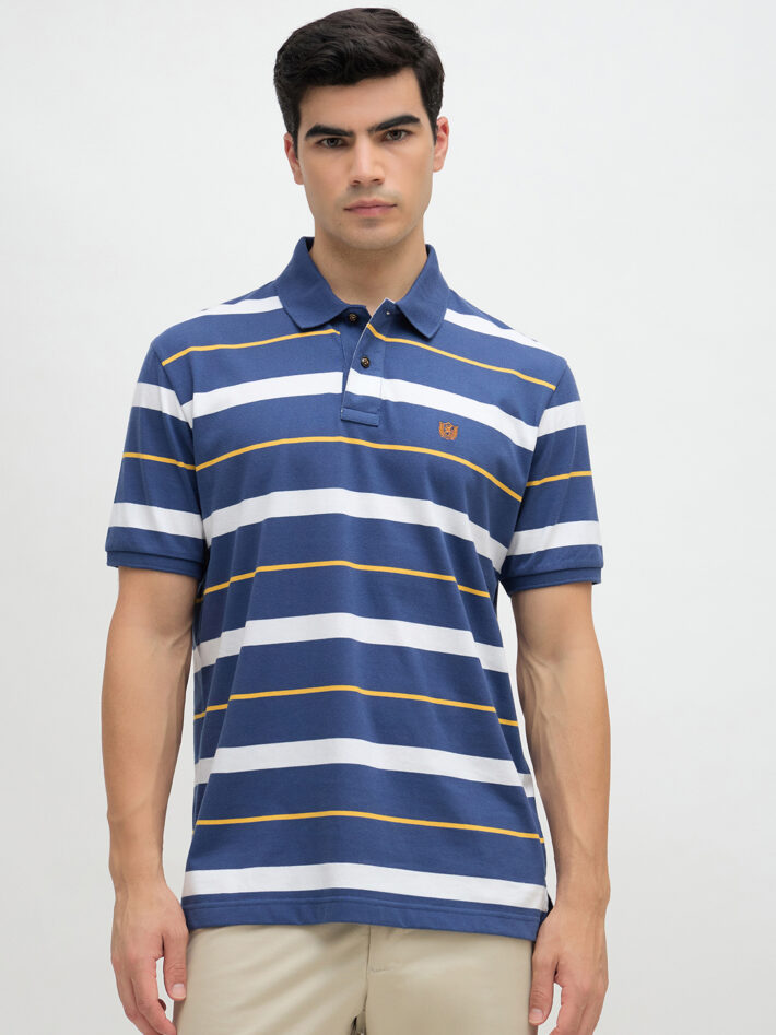 Stripe Jersey Polo