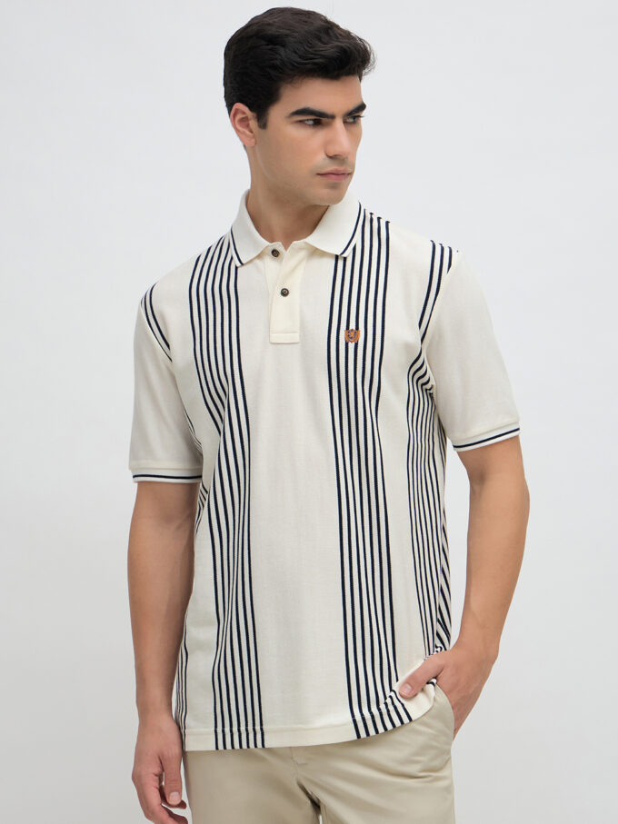 Vertical Striper Polo - XL