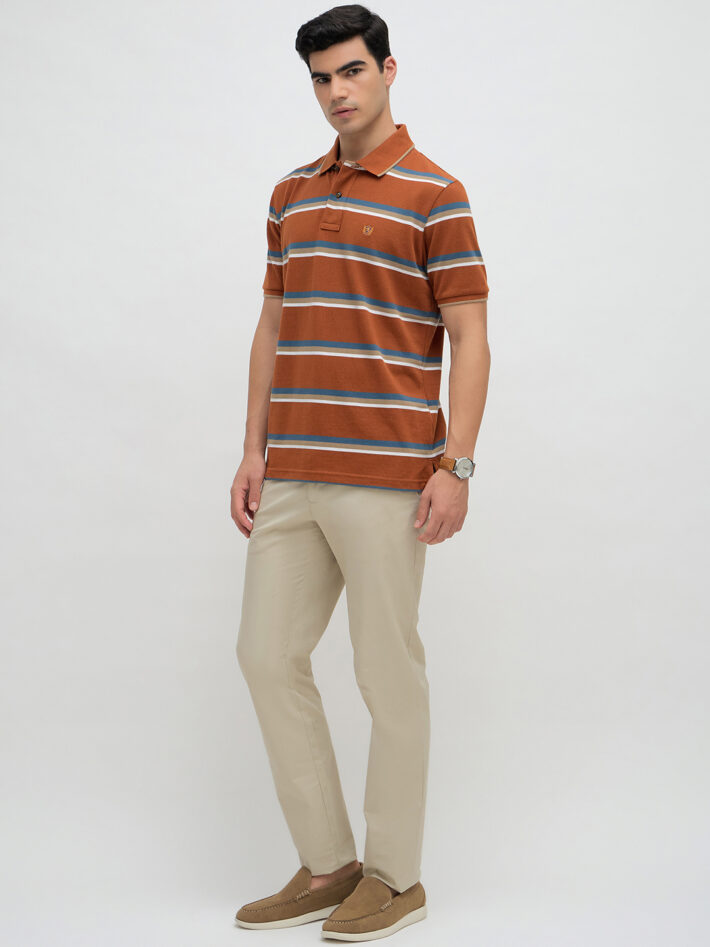 Horizontal Stripe Polo - Image 2