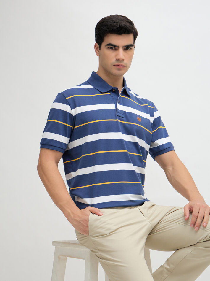 Stripe Jersey Polo - Image 6