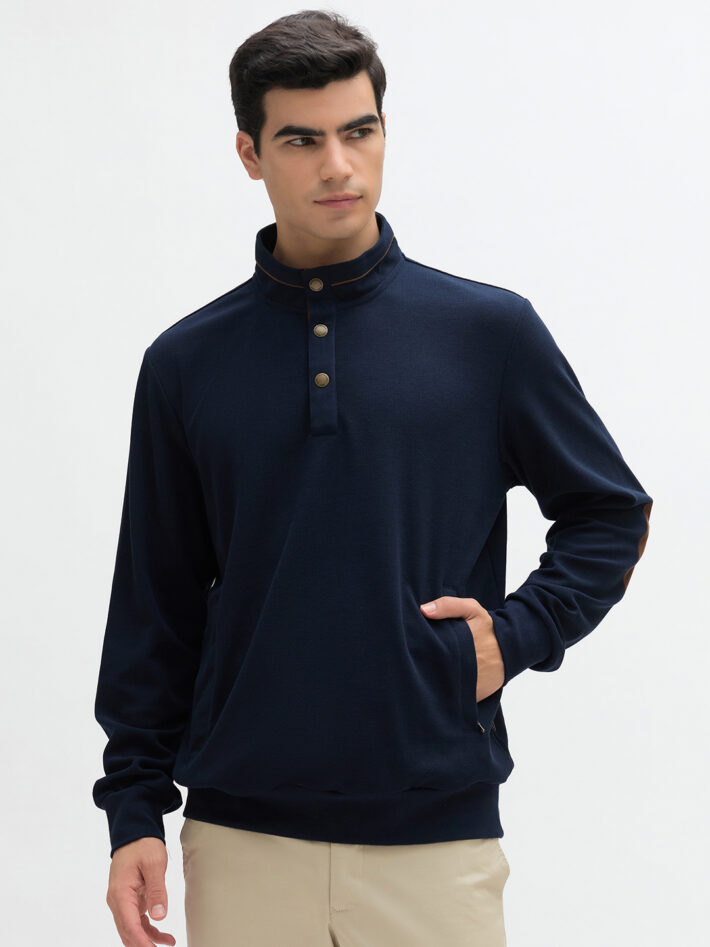 Waffle Knit Sweatshirt