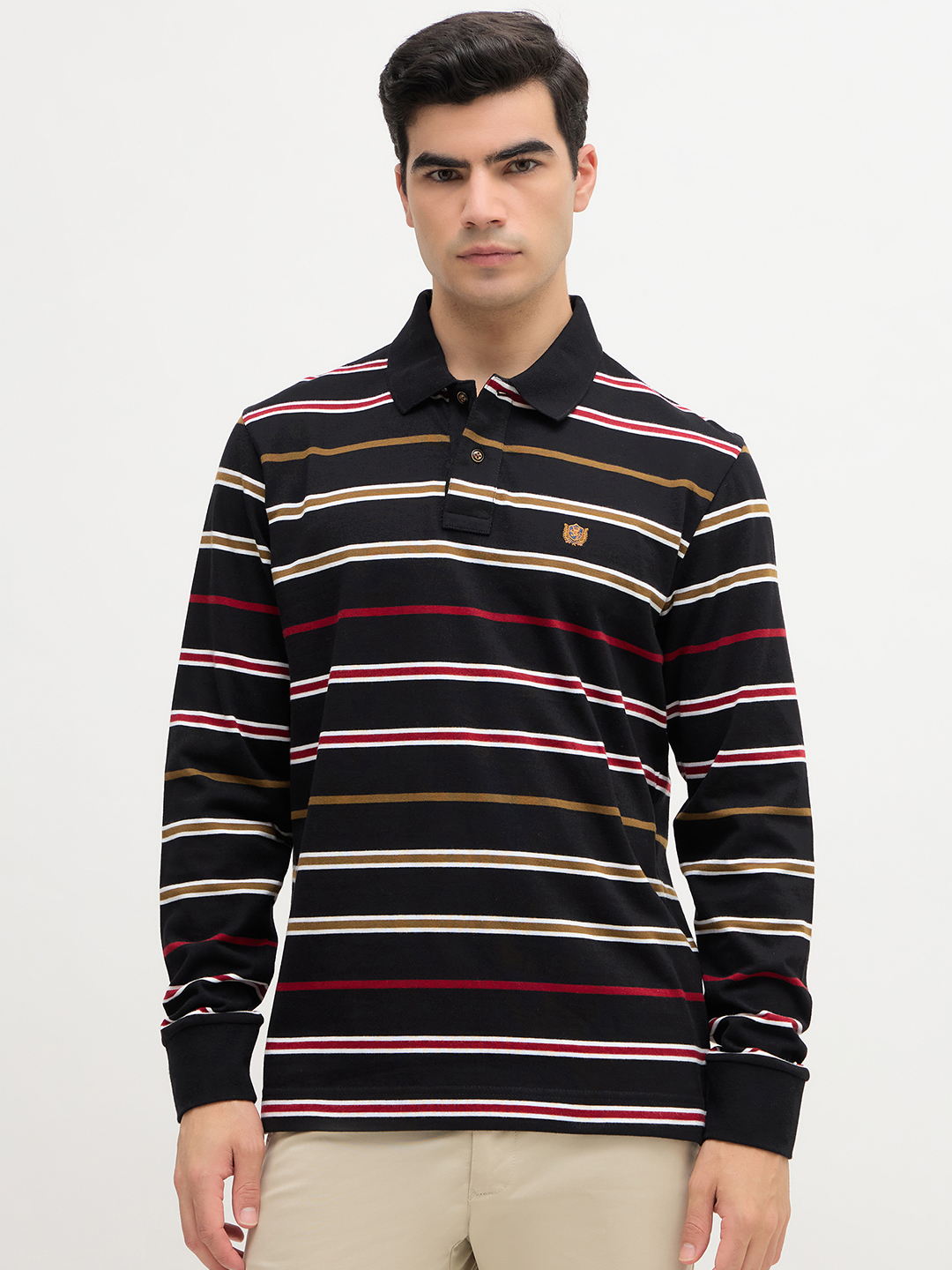 Stripe Jersey Polo