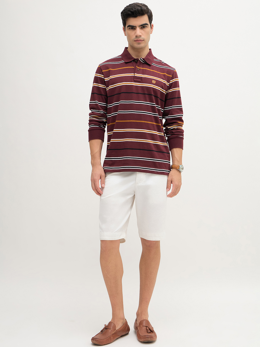Stripe Jersey Polo - Image 2