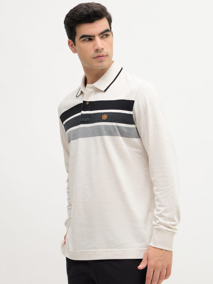 Jersey Chest Stripe Polo - Image 3