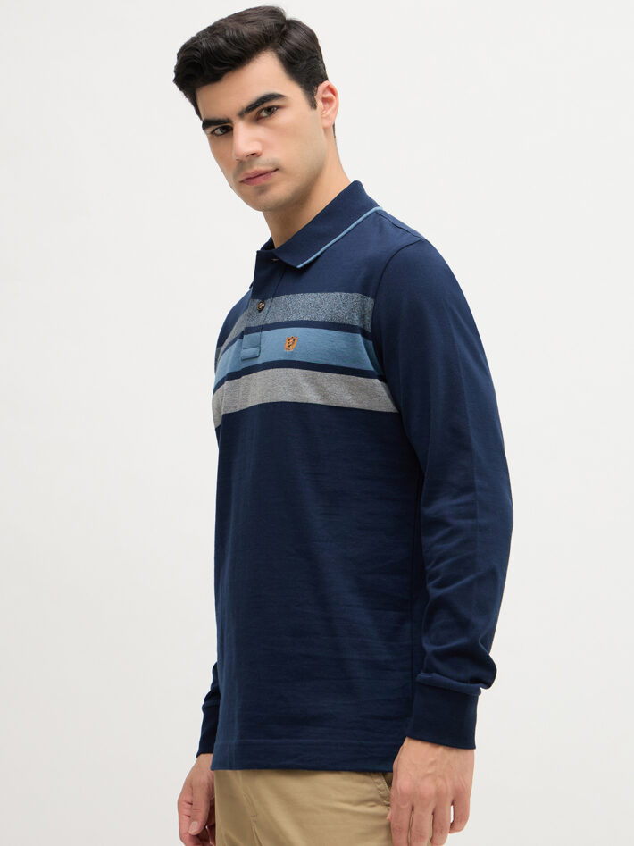 Jersey Chest Stripe Polo - Image 3