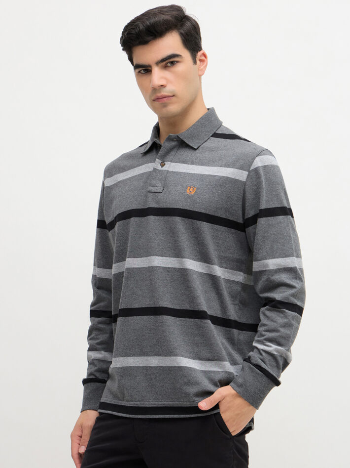 Jersey Striped Polo - Image 3