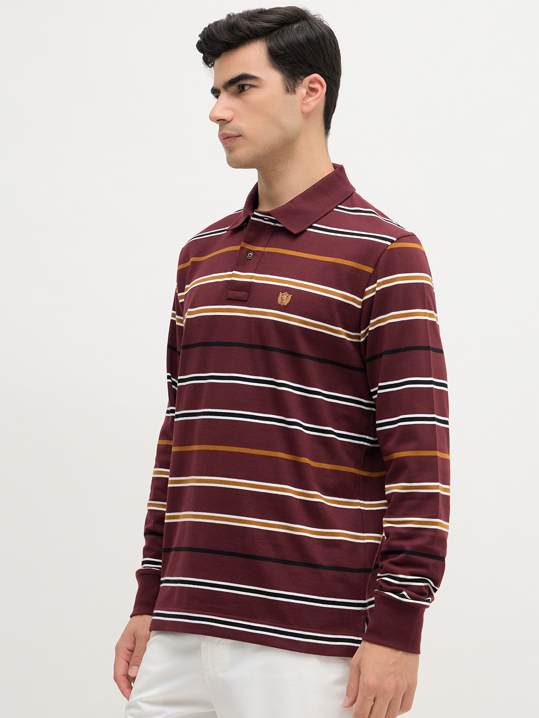 Stripe Jersey Polo - Image 3