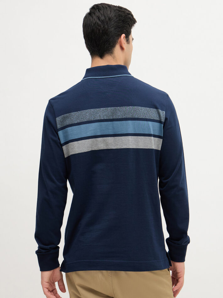 Jersey Chest Stripe Polo - Image 4