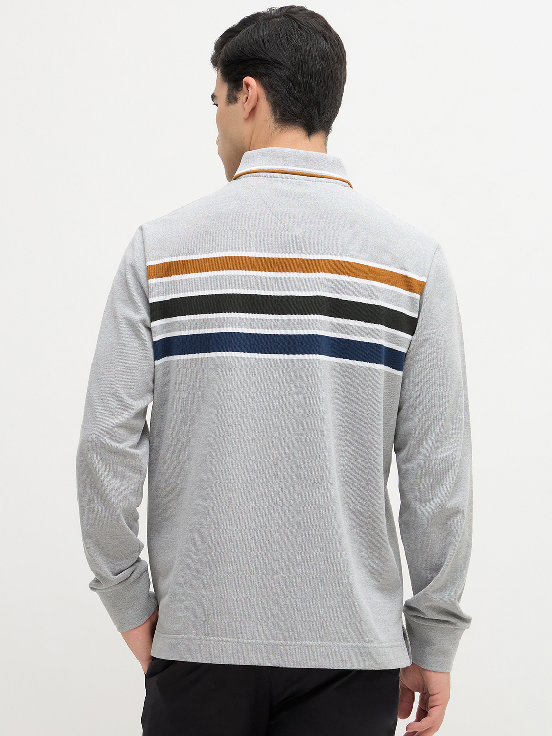 Pique Chest Stripe Polo - Image 3