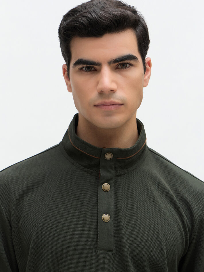 Waffle Knit Sweatshirt - Image 5