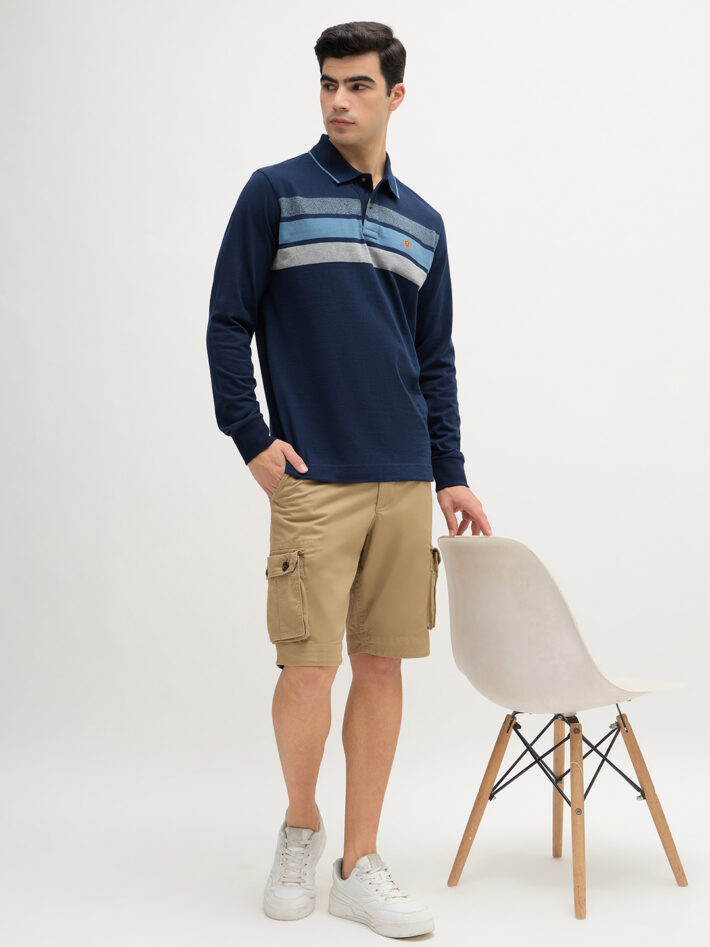 Jersey Chest Stripe Polo - Image 6