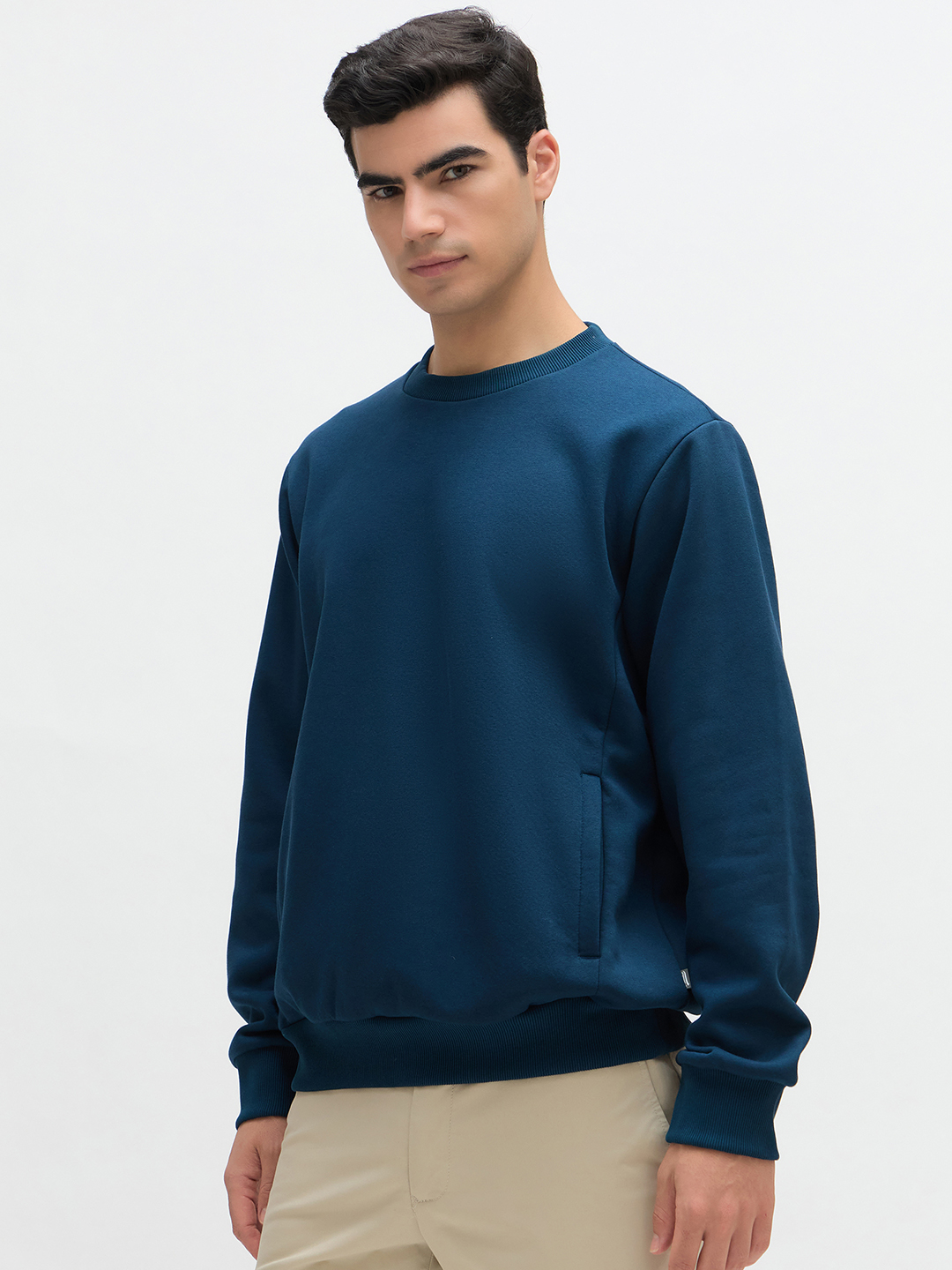 Fleece Round Neck Sweatshirt - Image 2