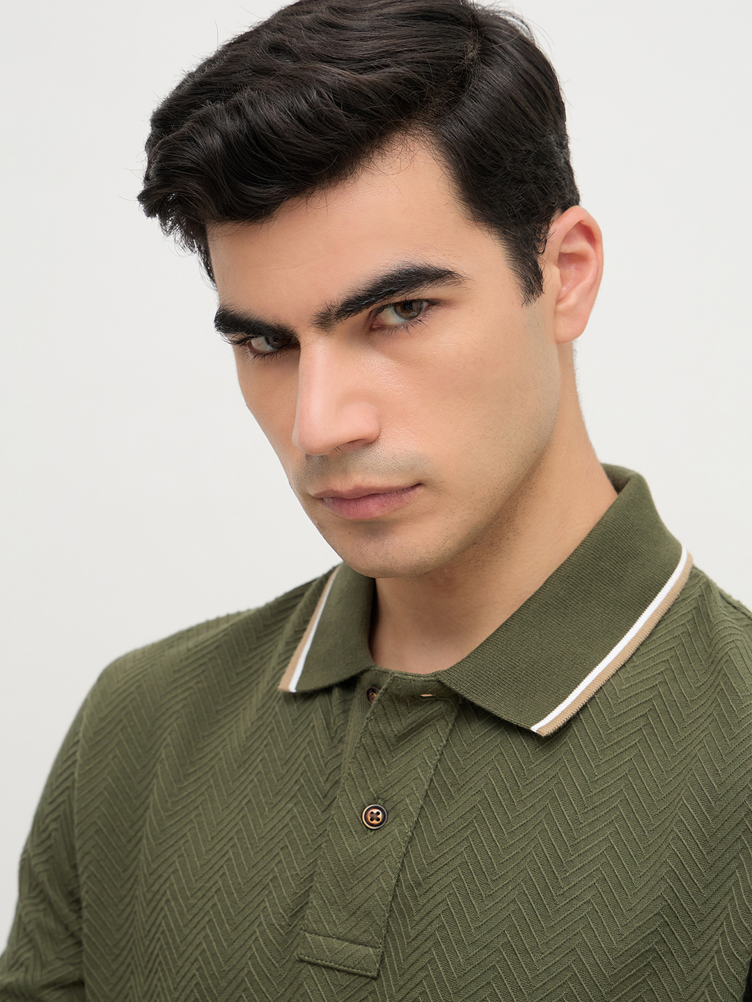 Jacquard Knit Polo - Image 5