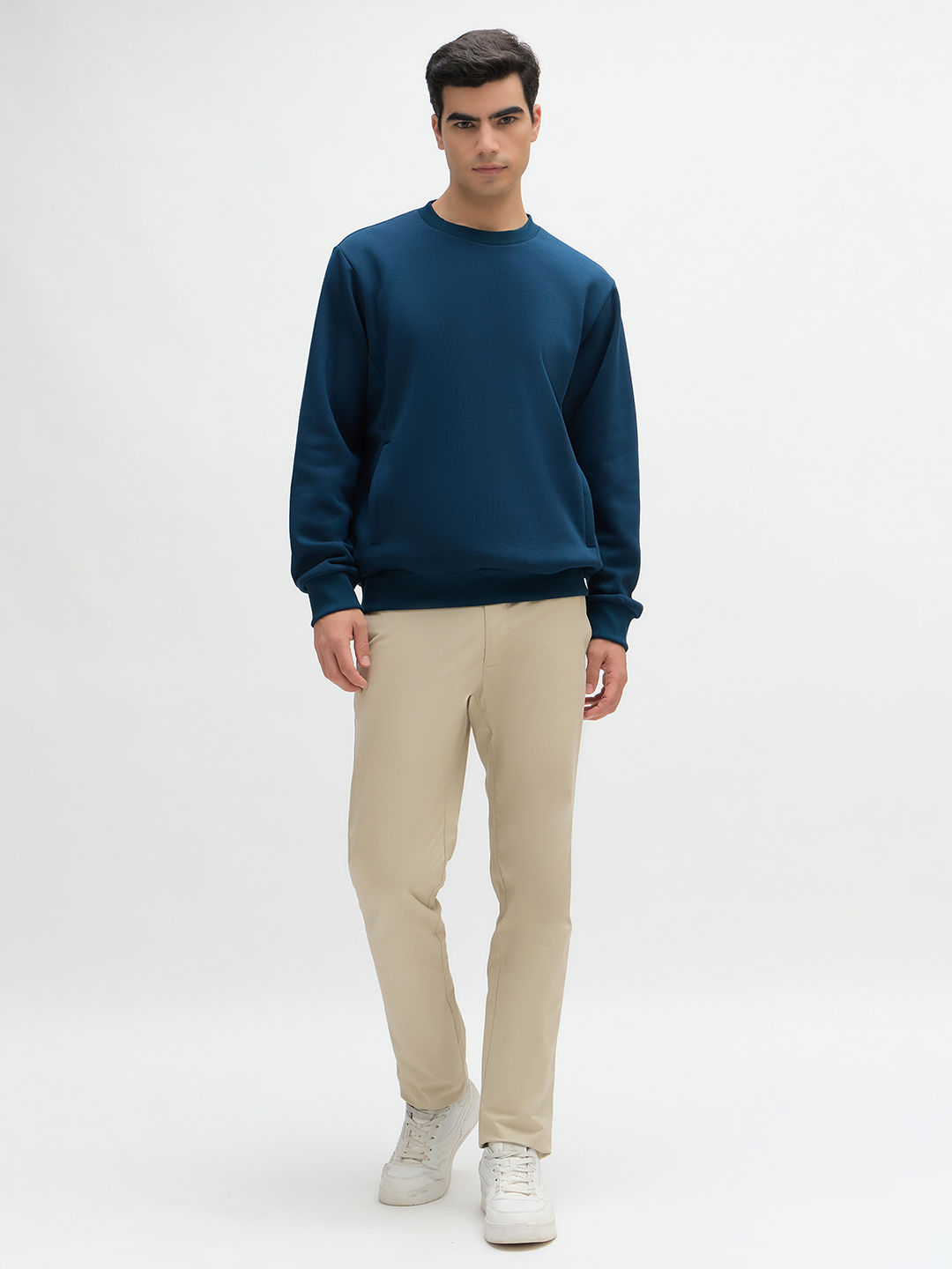 Fleece Round Neck Sweatshirt - Image 7