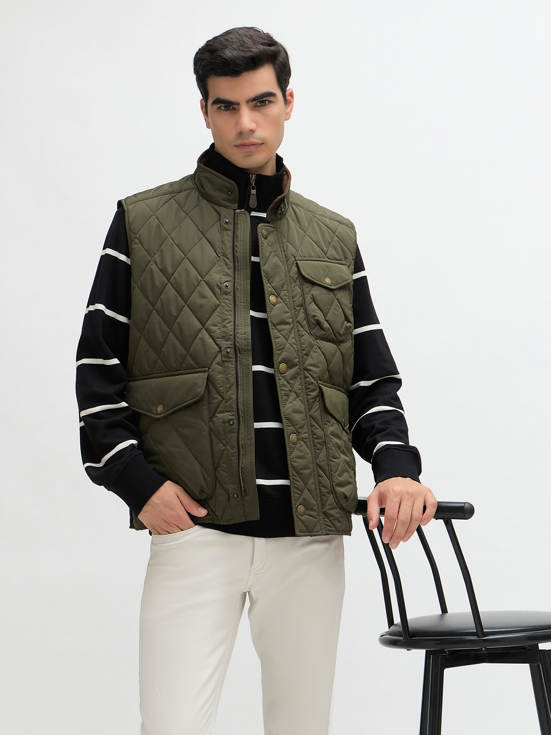 Quilted Utility Jacket - Image 7