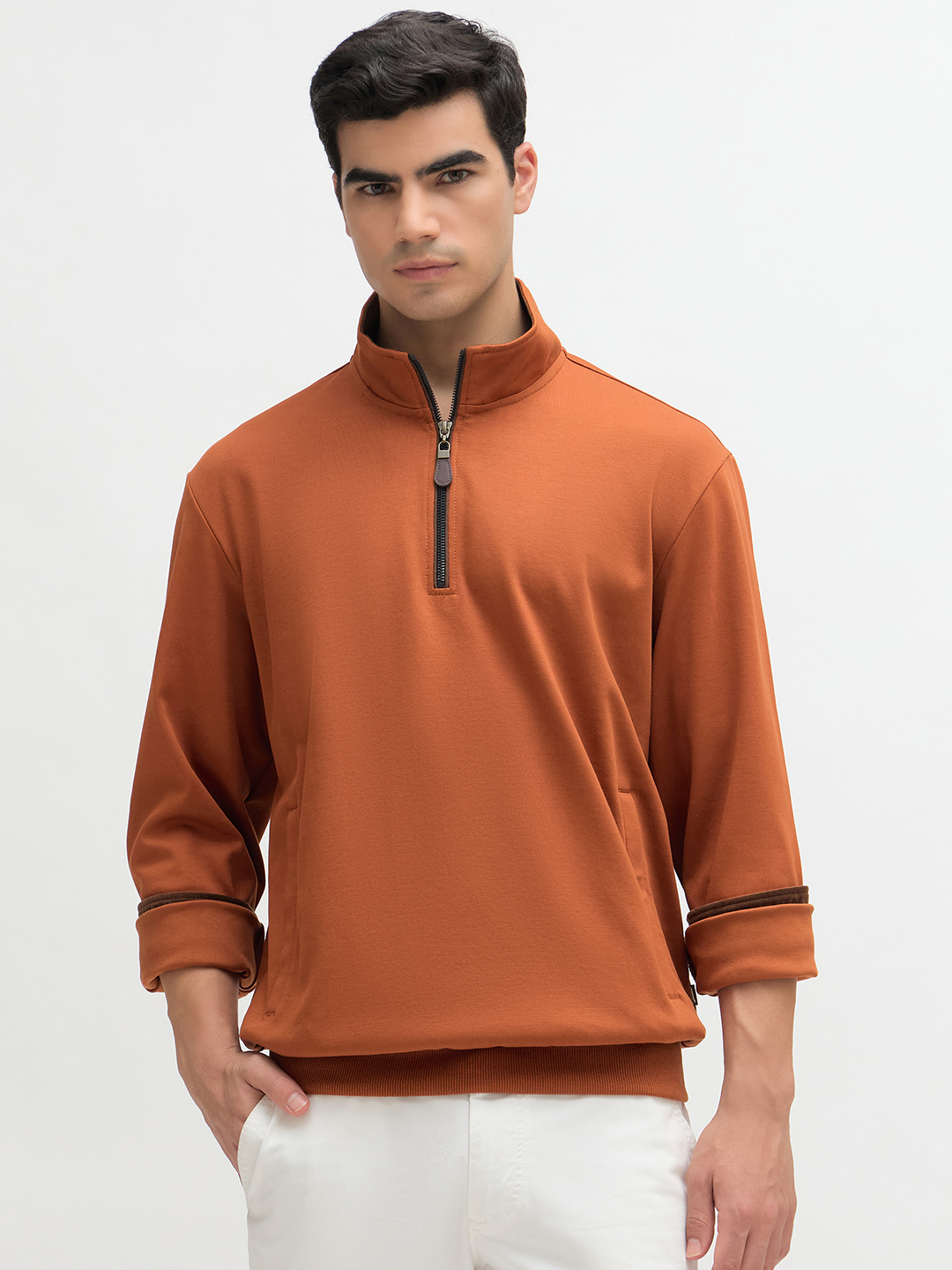 Lycra Interlock Half-Zip