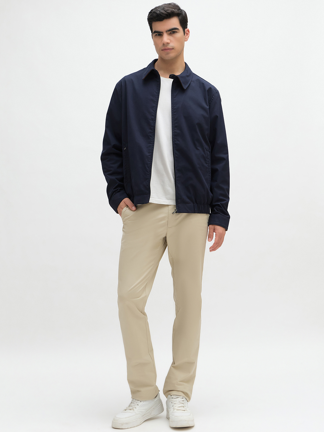 Solid Warm Zip Jacket - Image 2
