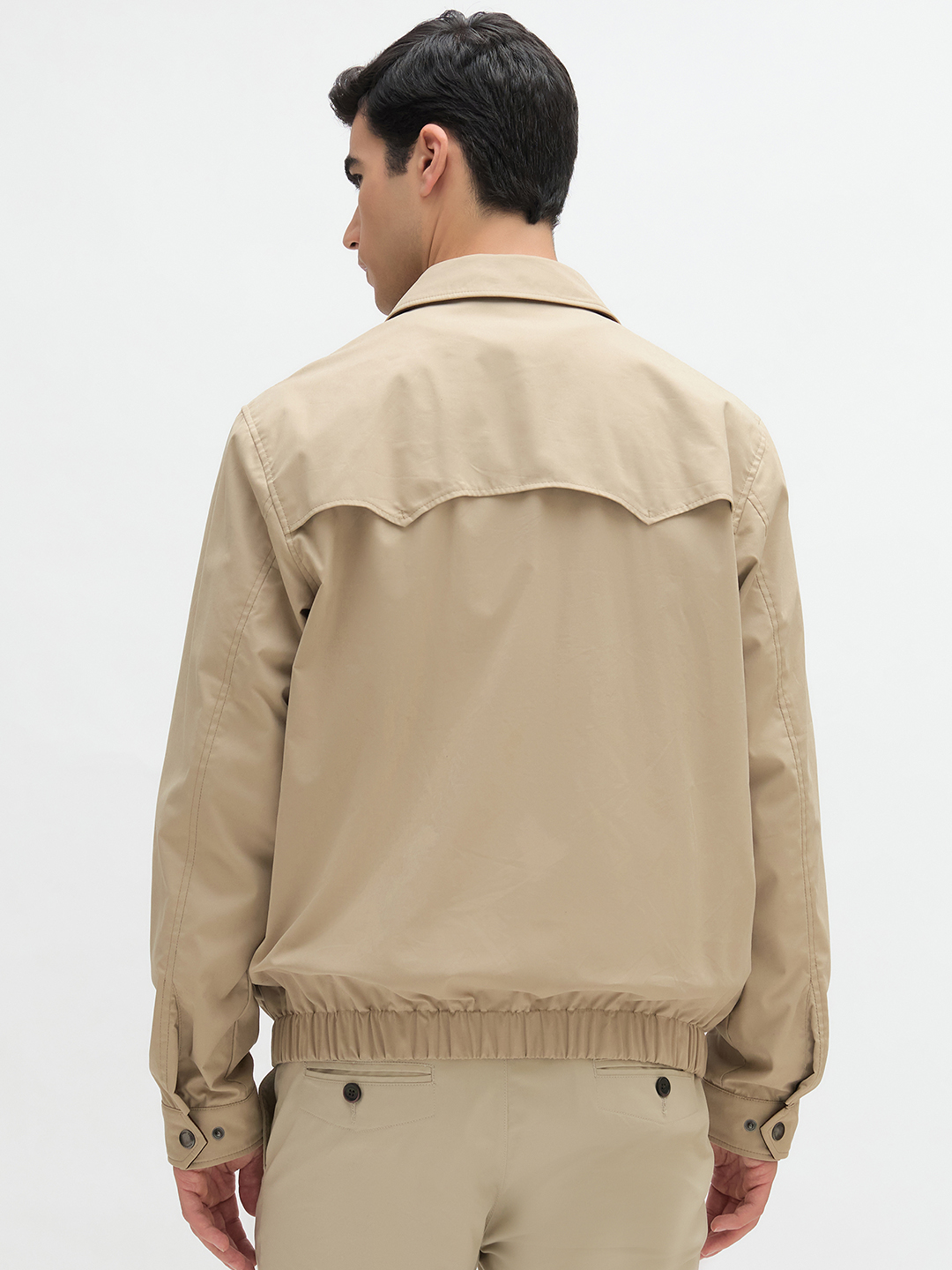 Solid Warm Zip Jacket - Image 4