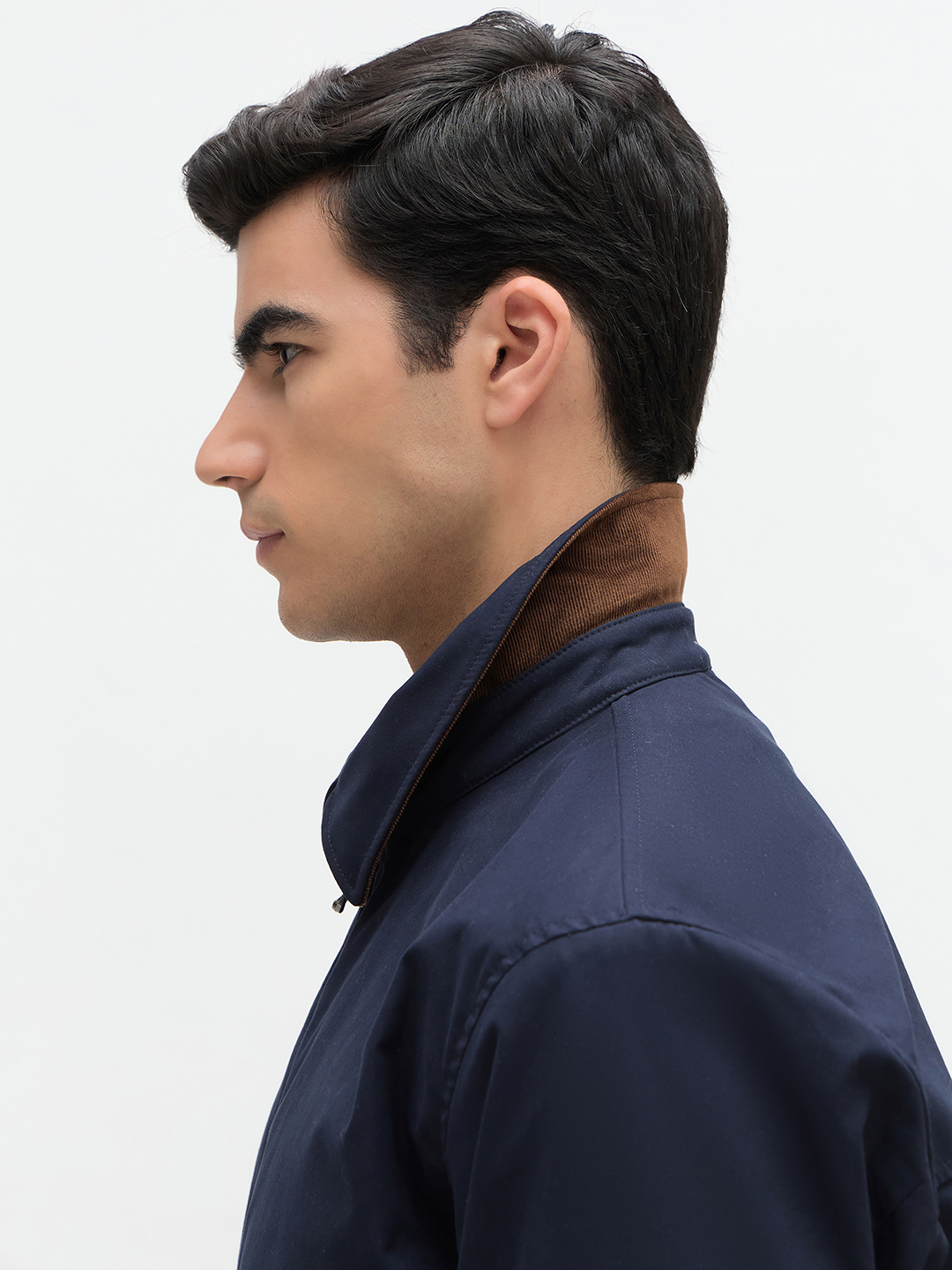 Solid Warm Zip Jacket - Image 6