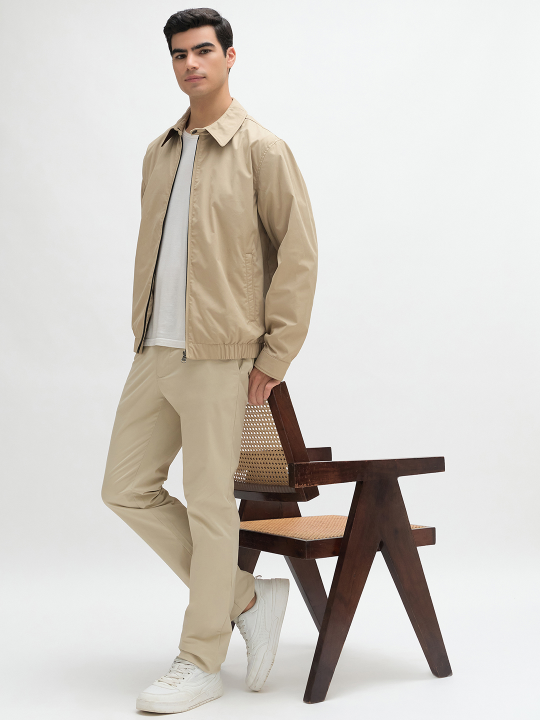 Solid Warm Zip Jacket - Image 6